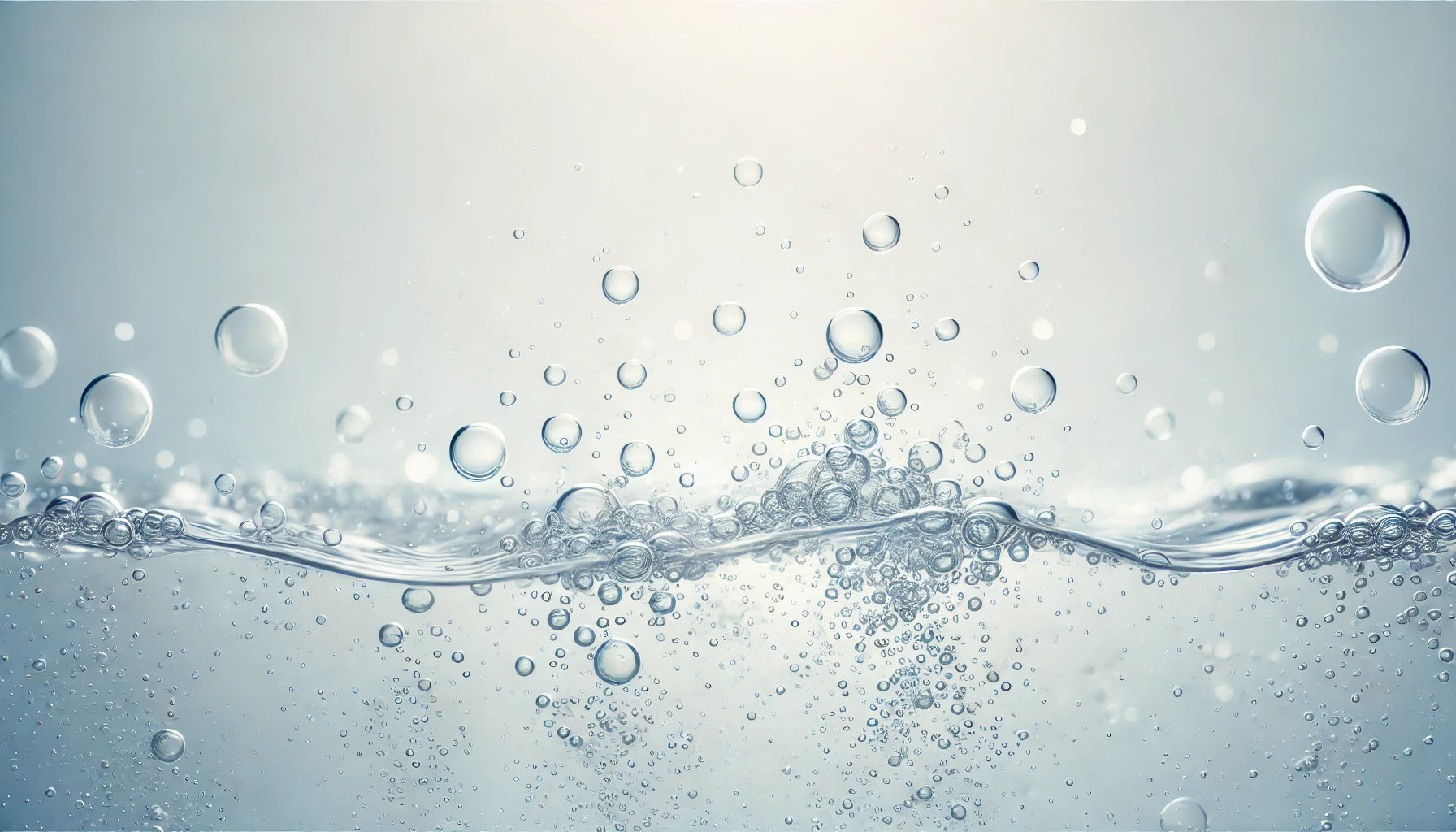 Fondo de burbujas refrescantes
